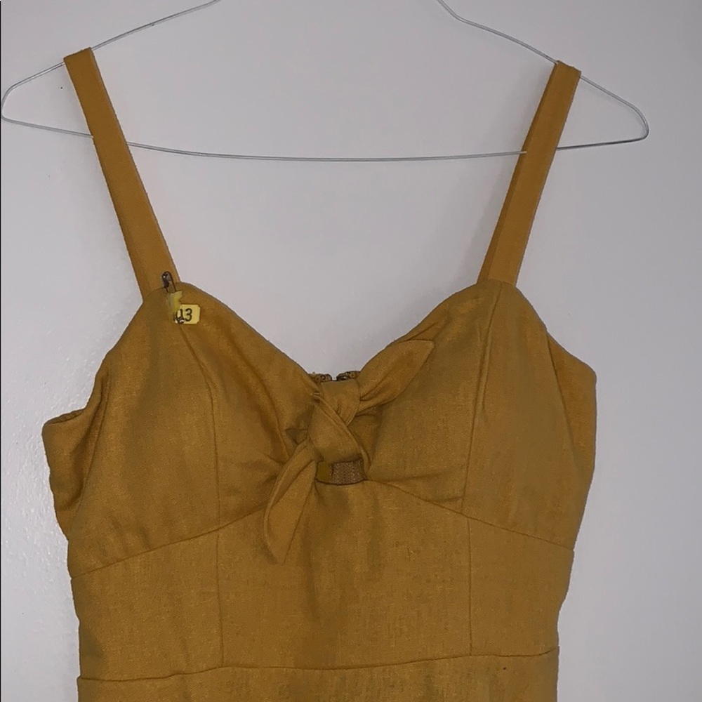 Yellow summer dress